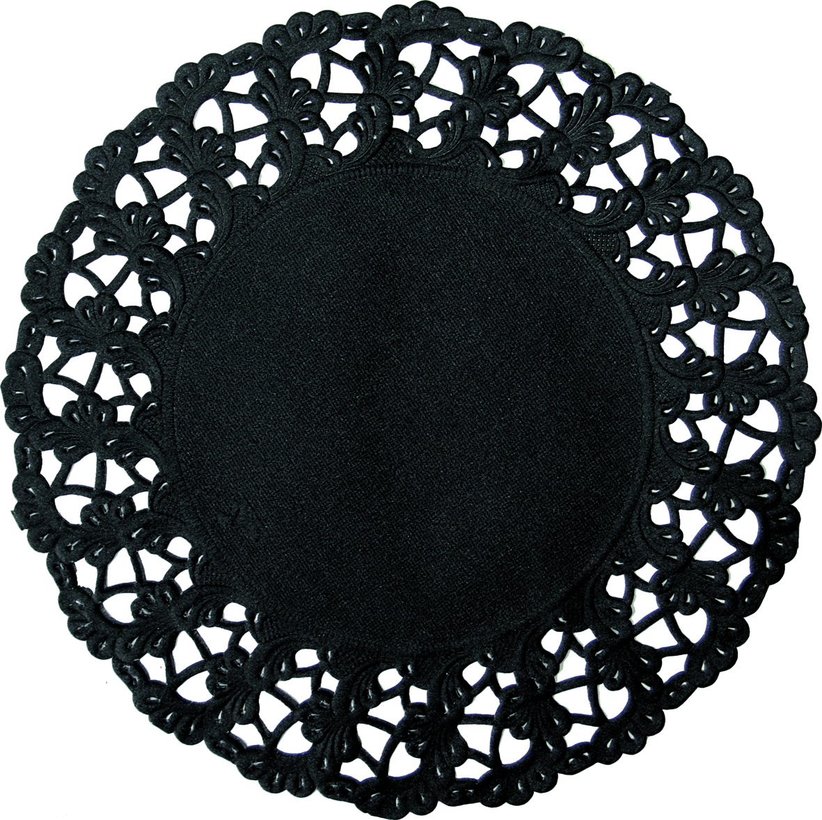 Duni Tortenspitzen schwarz 12 cm