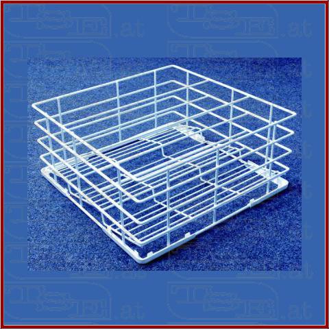 Gläserkorb rilsanbeschichtet L/B/H 400x400x170mm 3reihig Gläserkorb rilsanbeschichtet L/B/H 400x400x170mm 3reihig