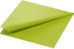 (Bild für) Zellstoff Servietten 40x40cm 3 lagig kiwi 1/4 Falz