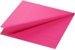 (Bild für) Zellstoff Servietten 33x33cm 3 lagig fuchsia 1/4 Falz