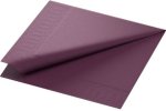 (Bild für) Zellstoff Servietten 40x40cm 3 lagig plum 1/4 Falz