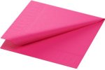 (Bild für) Zellstoff Servietten 24x24cm 3 lagig fuchsia