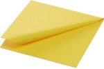 (Bild für) Zellstoff Servietten 24x24cm 3 lagig gelb