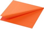 (Bild für) Zellstoff Servietten 24x24cm 3 lagig sun orange