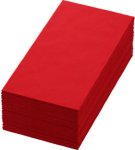 (Bild für) Bio Dunisoft Servietten 40x40cm 1/8 Falz rot