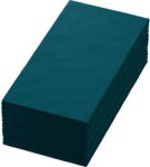(Bild für) Bio Dunisoft Servietten 40x40cm 1/8 Falz ocean teal