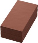 (Bild für) Bio Dunisoft Servietten 40x40cm 1/8 Falz chestnut