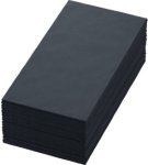 (Bild für) Bio Dunisoft Servietten 40x40cm 1/8 Falz schwarz