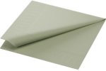 (Bild für) Zellstoff Servietten 33x33cm 3 lagig pistachio green 1/4 Falz