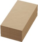 (Bild für) Bio Dunisoft Servietten 40x40cm 1/8 Falz natural brown