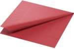 (Bild für) Zellstoff Servietten 33x33cm 3 lagig bordeaux 1/4 Falz