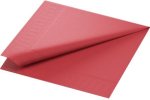 (Bild für) Zellstoff Servietten 40x40cm 3 lagig bordeaux 1/4 Falz
