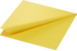 (Bild für) Zellstoff Servietten 40x40cm 3 lagig gelb 1/4 Falz